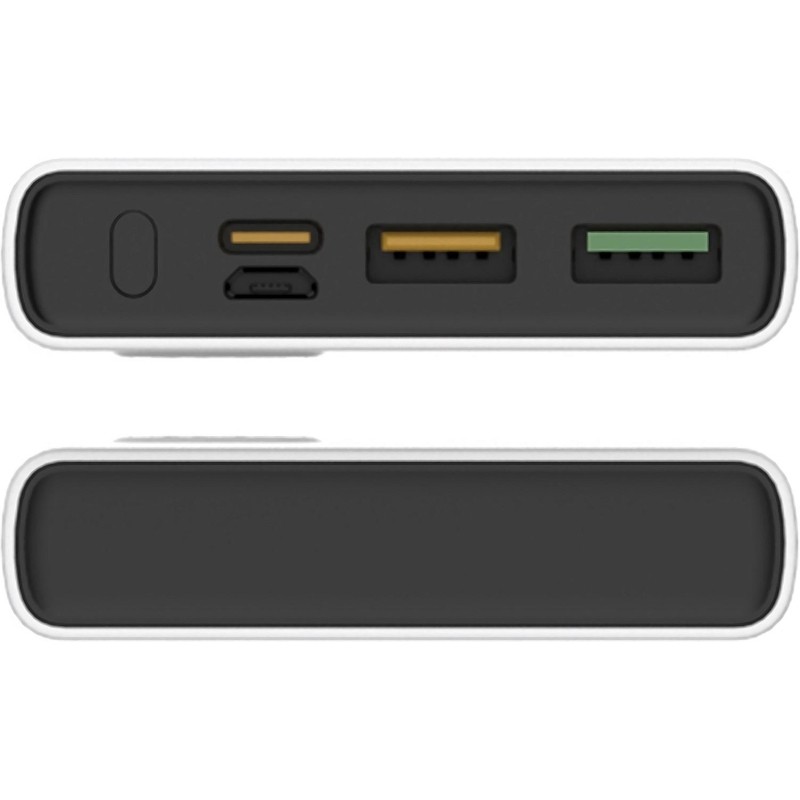 Внешний аккумулятор PERO PB05 10000 mAh,Li-Pol,output USB-C + 2USB-A,белый