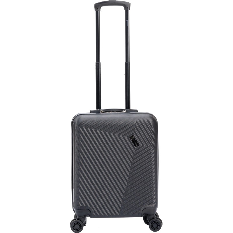 Чемодан TORBER Lama, черн, ABS-пластик, 38 х 21 х 55 см, 37л, T1919S-Black