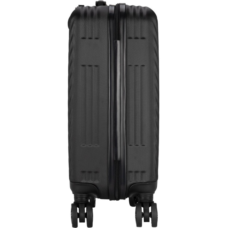 Чемодан TORBER Lama, черн, ABS-пластик, 38 х 21 х 55 см, 37л, T1919S-Black