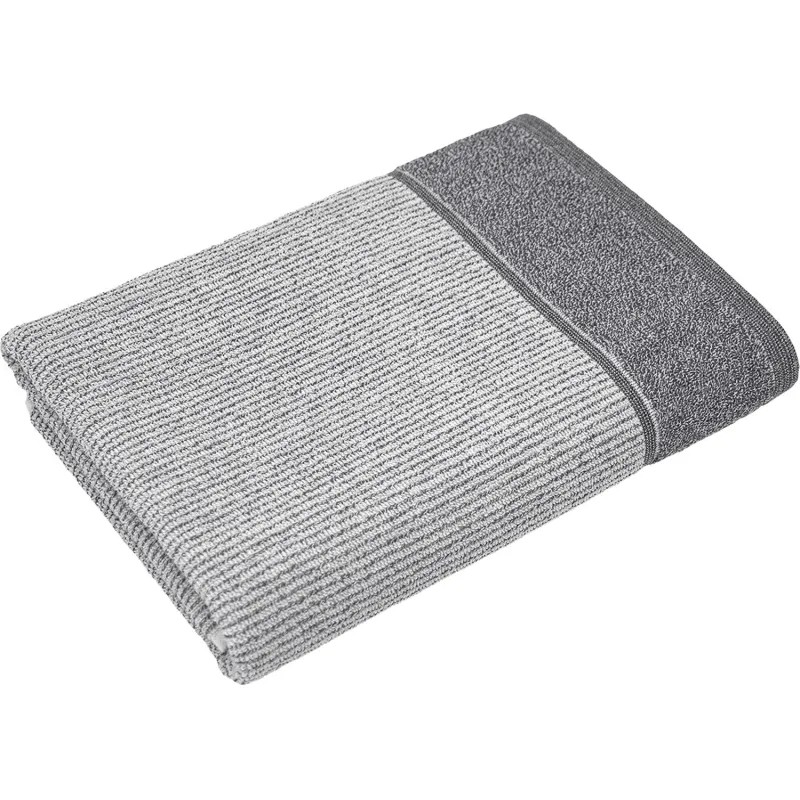 Полотенце махровое УЗБ Line,L 70х130 сер,160421