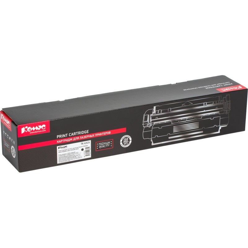 Тонер-картридж КОМУС TK-6325 чер. для Kyocera 4002i/5002i