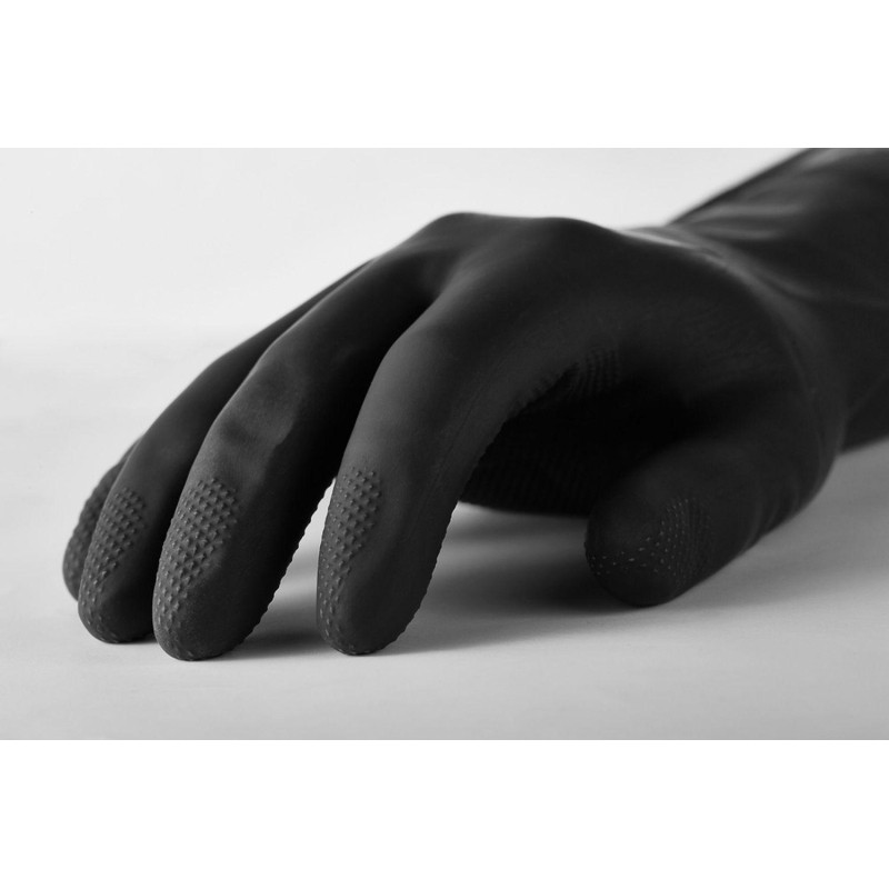 Перчатки латекс черный Manipula КЩС-1 (L-U-03/CG-942) р.10,ПС