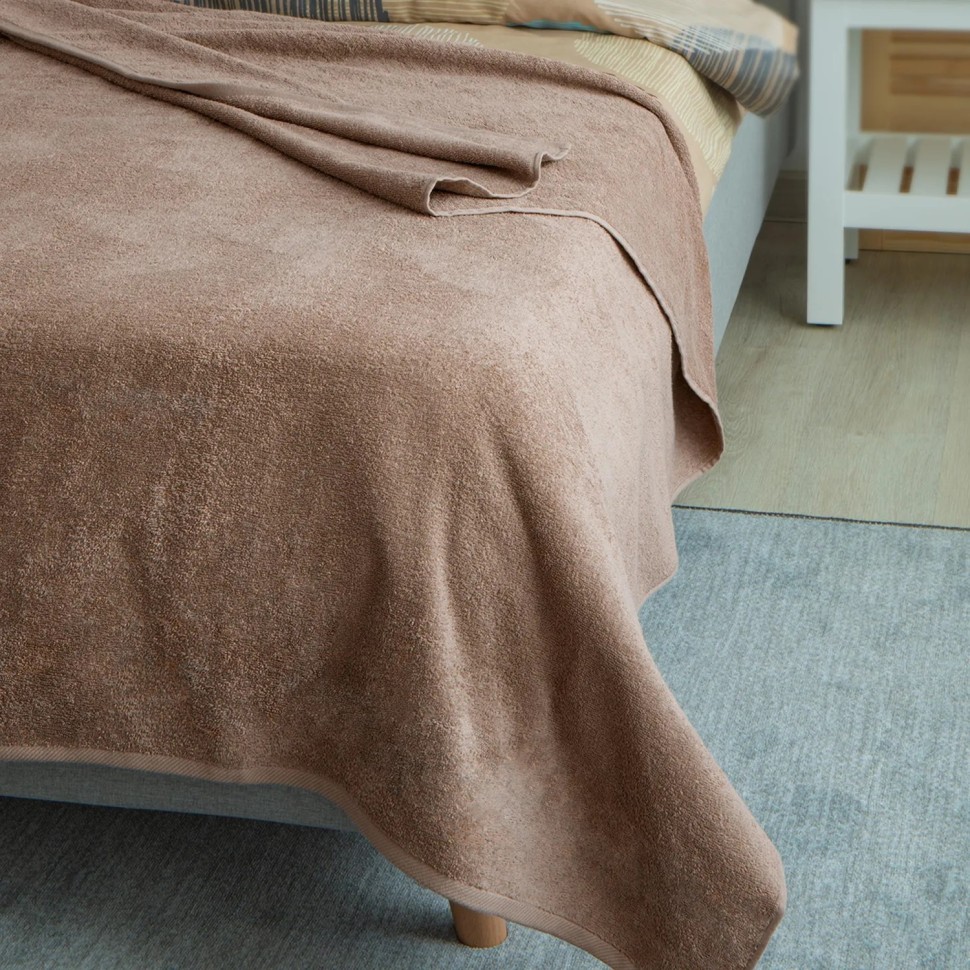 Простыня 200х150 Волшебная Ночь Вафля Мокко, 931895