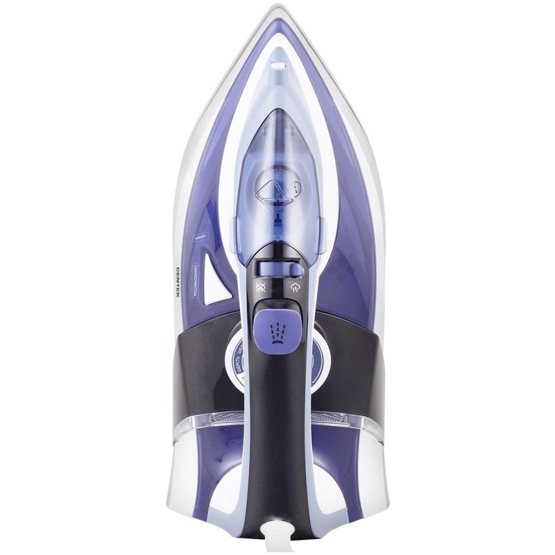 Утюг Centek CT-2318 BLUE (синий) 2800 Вт, керам. подошва, пар. Удар