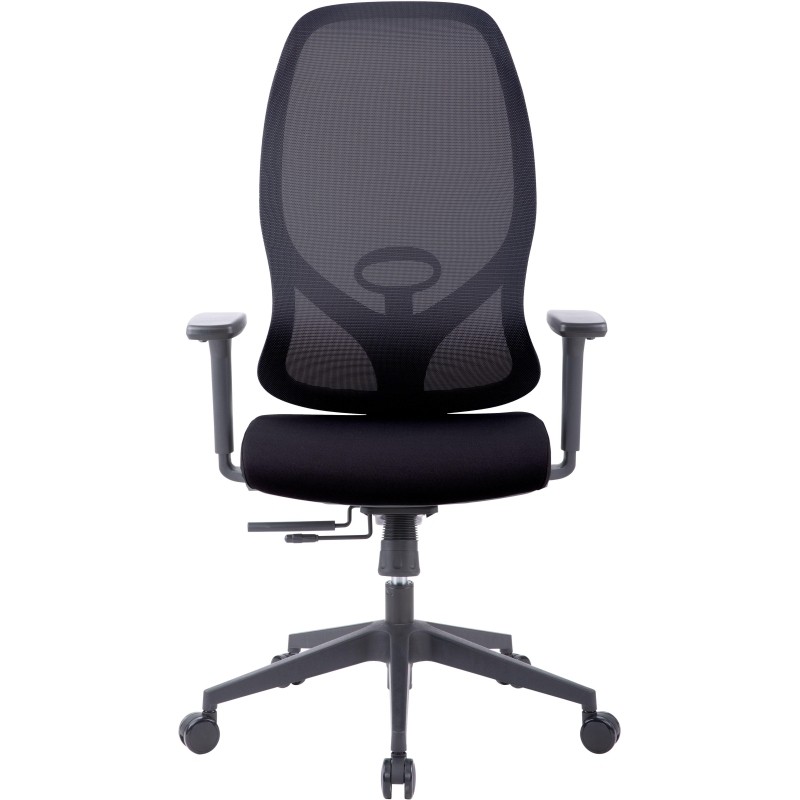 Кресло для руководителя Easy Chair 603 MC чёрное (сетка/ткань, пластик)