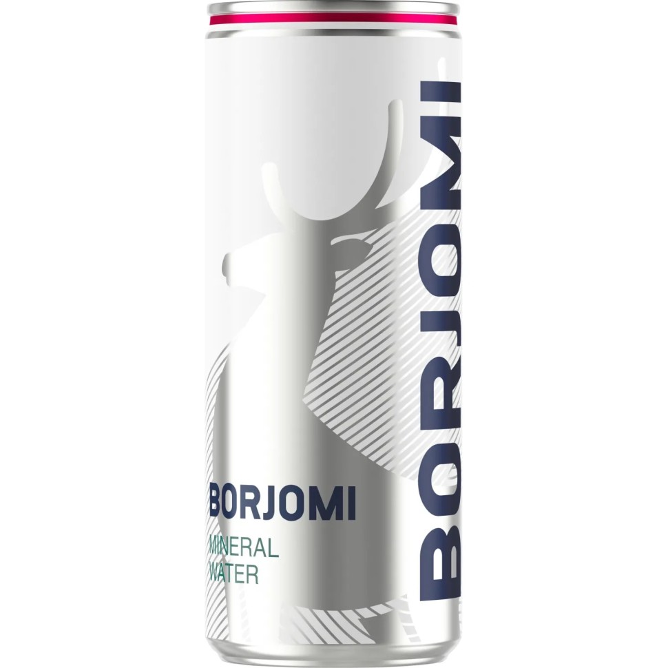 Вода минеральная Боржоми 0.33 л газ. ж/б