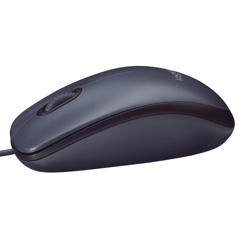 Мышь компьютерная Logitech M90 Black/Grey USB (910-001794/910-001793)