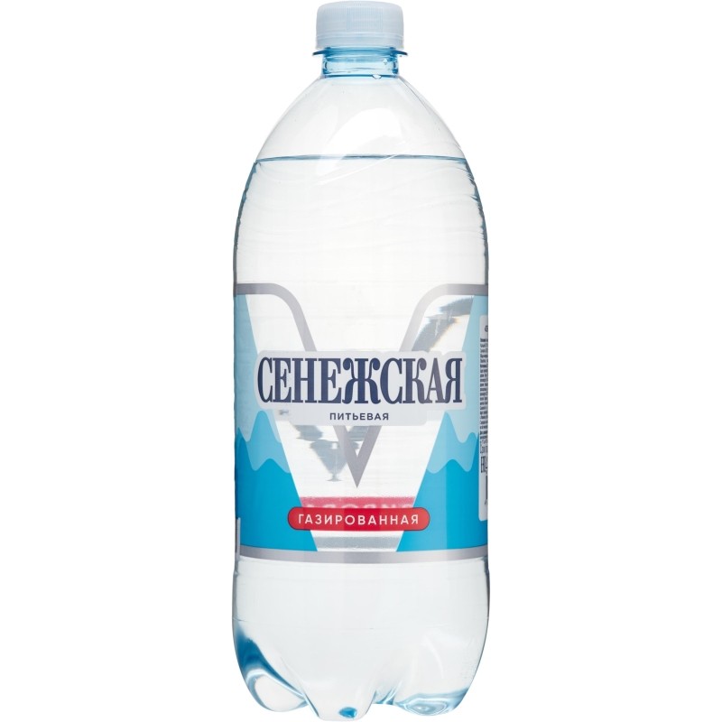 Вода питьевая Сенежская газированная пэт 1л