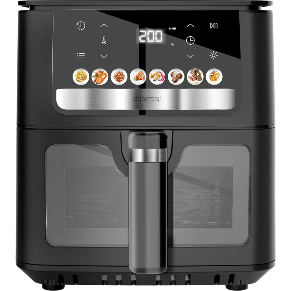 Аэрогриль Centek CT-3104,9л,1900Вт 8 программ, автовыключение Аэрогриль Centek CT-3104,9л,1900Вт 8 программ, автовыключение