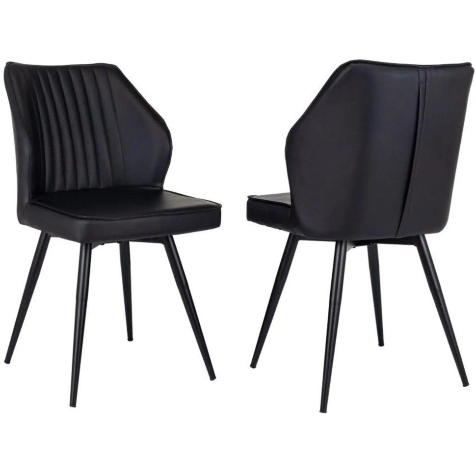 Стул VB_для дома Бюрократ CH-K5/SP_2_K с повор.мех. экокожа черный металл