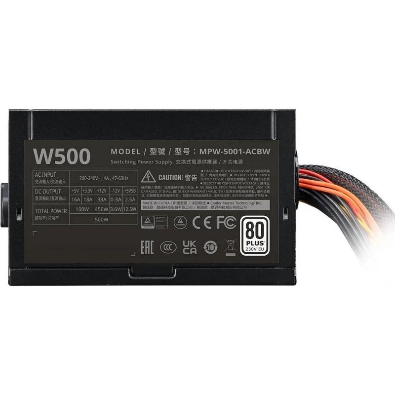 Блок питания COOLER MASTER ATX 500W MPW-5001-ACBW-BEU