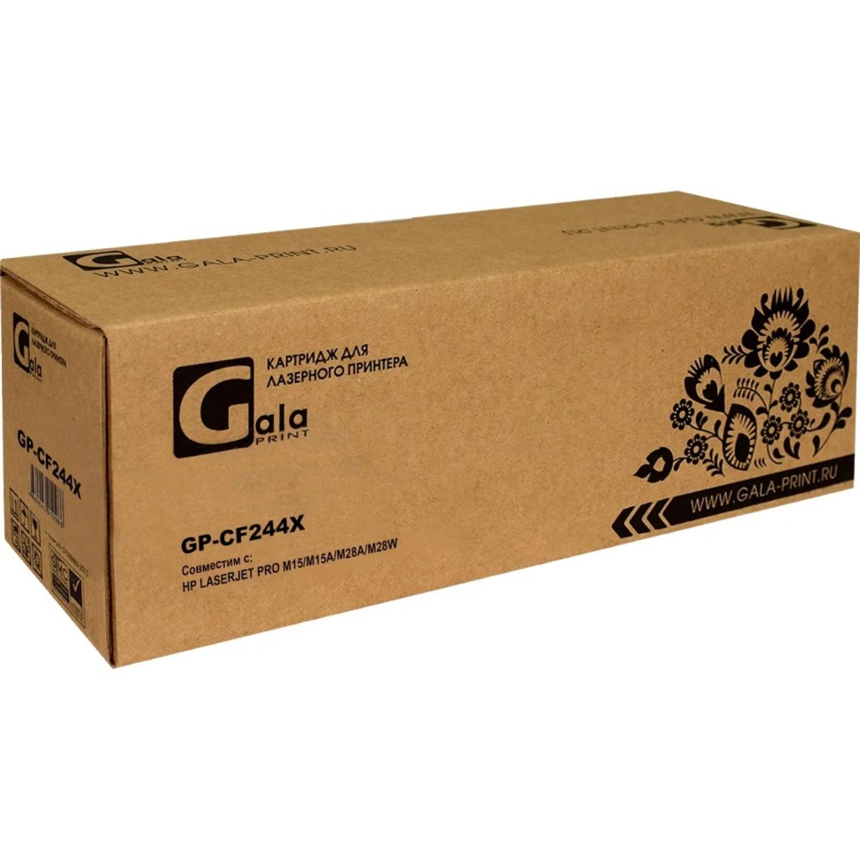 Картридж лазерный GalaPrint 44A CF244X чер. пов.емк. для HP LJ Pro M15/M28