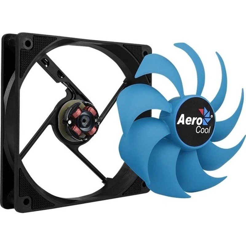 Вентилятор Aerocool Motion 12 plus 120х120x25 чер. 3-pin 4-pin (Molex) Ret