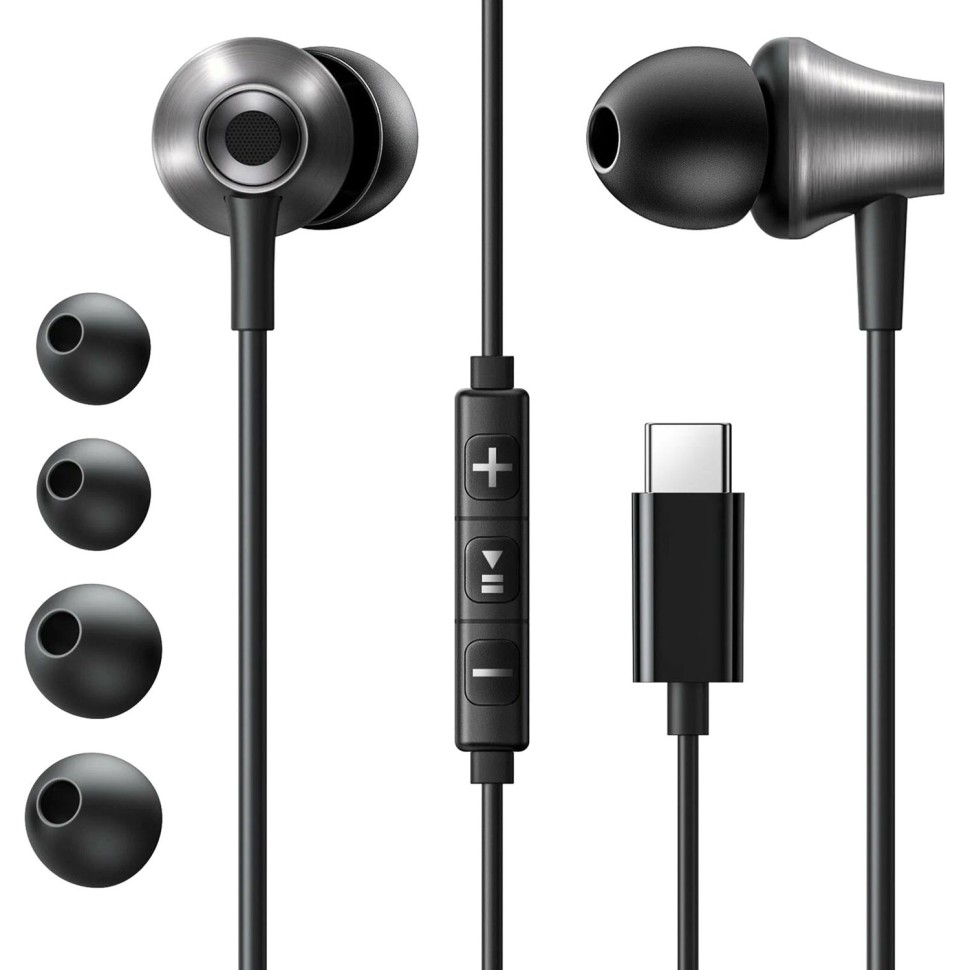 Наушники Ugreen EP105 (35754) In-Ear Earphones Type-C черный