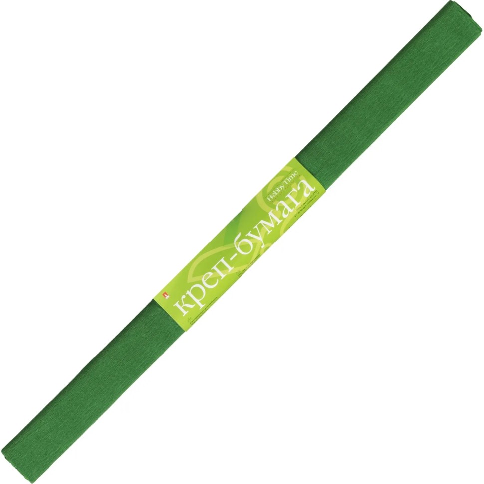 Бумага крепированная в рулоне, зеленая 2-066/05