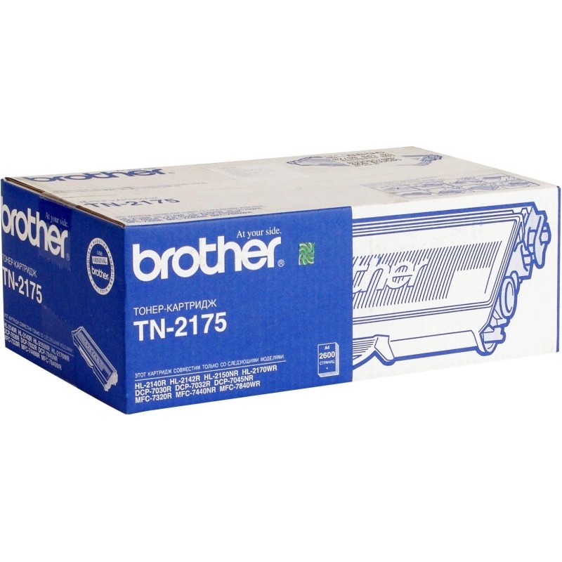 Тонер-картридж Brother TN-2175 чер.пов.емк. для HL-2140, MFC-7320R/7440NR