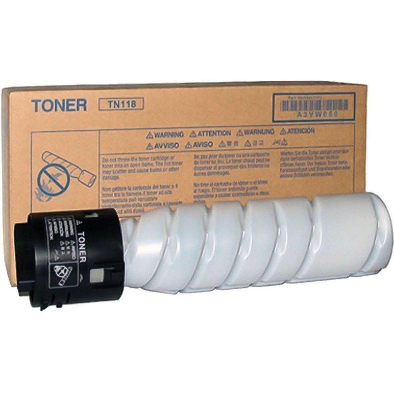 Тонер-картридж Konica Minolta TN-118 чер. для bizhub 195/215 A3VW050 (1шт.)