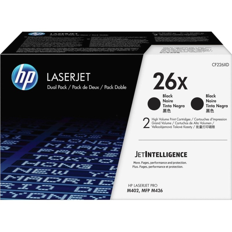 Картридж лазерный HP 26X CF226XD чер.пов.емк. для LJ M402/M426 (2шт/уп)
