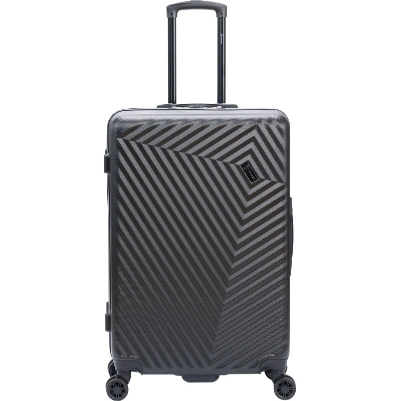 Чемодан TORBER Lama, черн, ABS-пластик, 49 х 29,5 х 77см, 92л, T1919L-Black