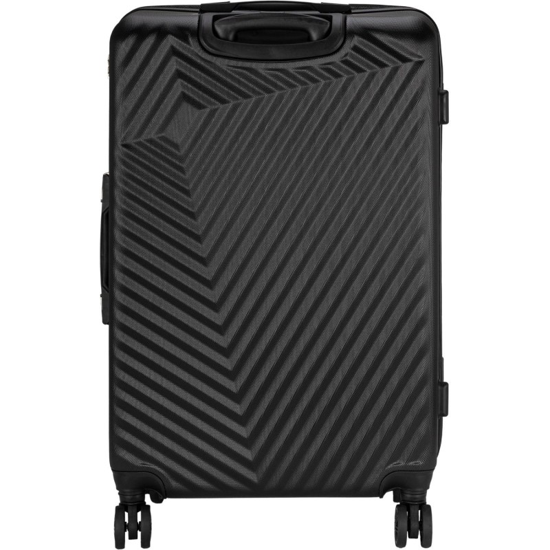 Чемодан TORBER Lama, черн, ABS-пластик, 49 х 29,5 х 77см, 92л, T1919L-Black
