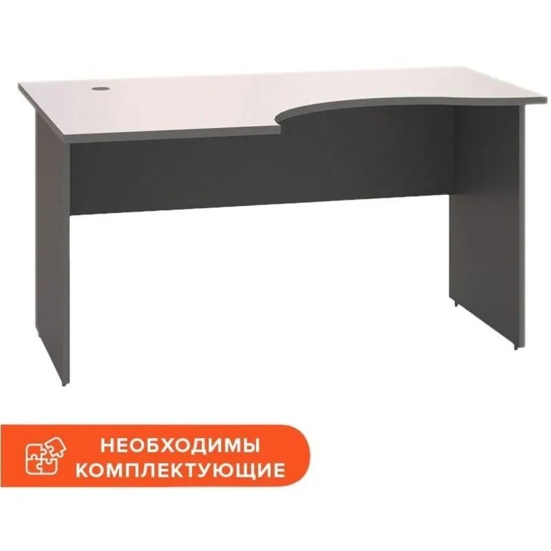 Стол эргономичный SH_Стратегия левый EB1 (603464) серый
