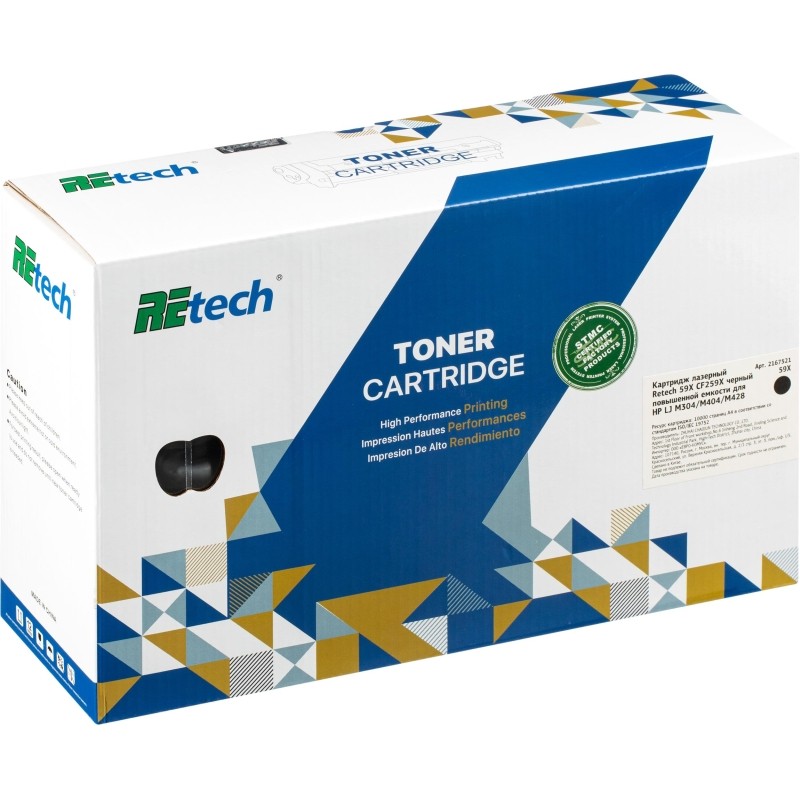 Картридж лазерный Retech 59X CF259X чер. пов.емк. для HP LJ M304/M404/M428