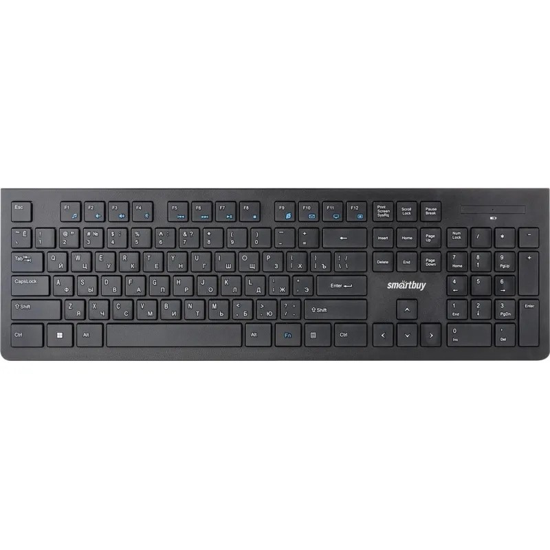 Клавиатура Smartbuy 206 WLS мультимедийная черная (SBK-206AG-K)/20