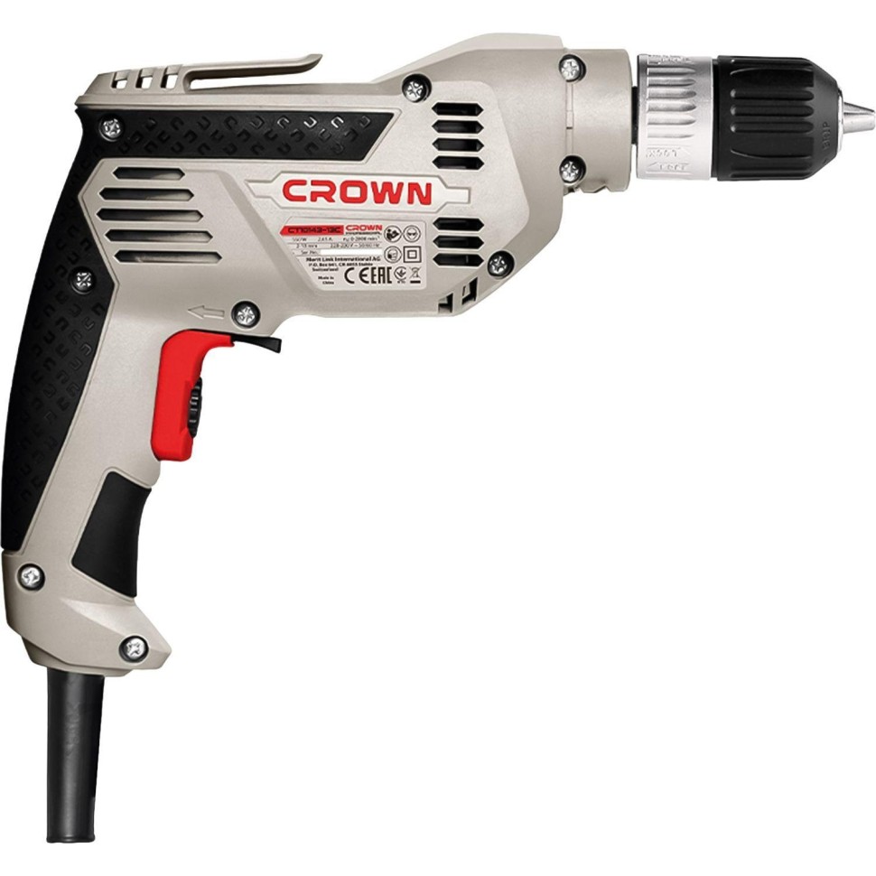Дрель безударная CROWN CT10143-13C