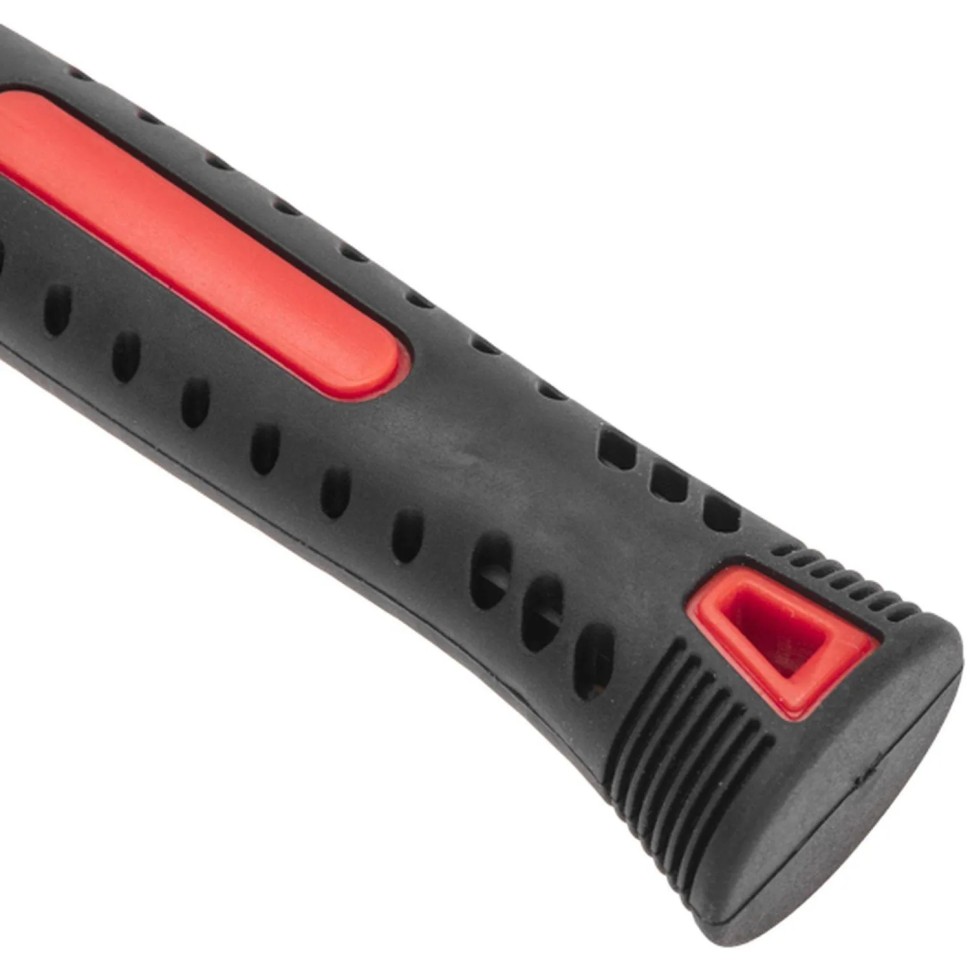 Киянка резиновая 225 г, черно-бел резина, фиберглас. рук. KRANZ KR-12-8152