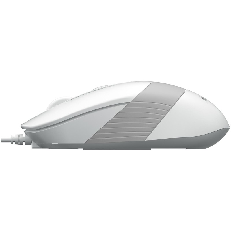Мышь компьютерная A4Tech Fstyler FM10S белый/серый 1600dpi/USB/4but