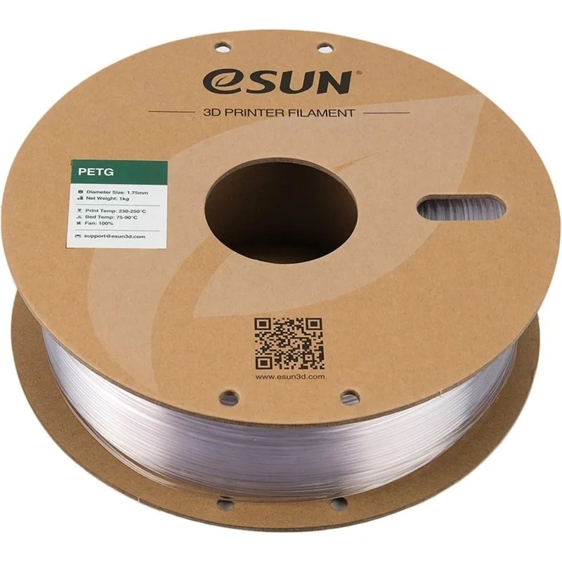 Катушка PETG-пластика ESUN 1.75 мм 1кг., натуральная (PETG175N1)