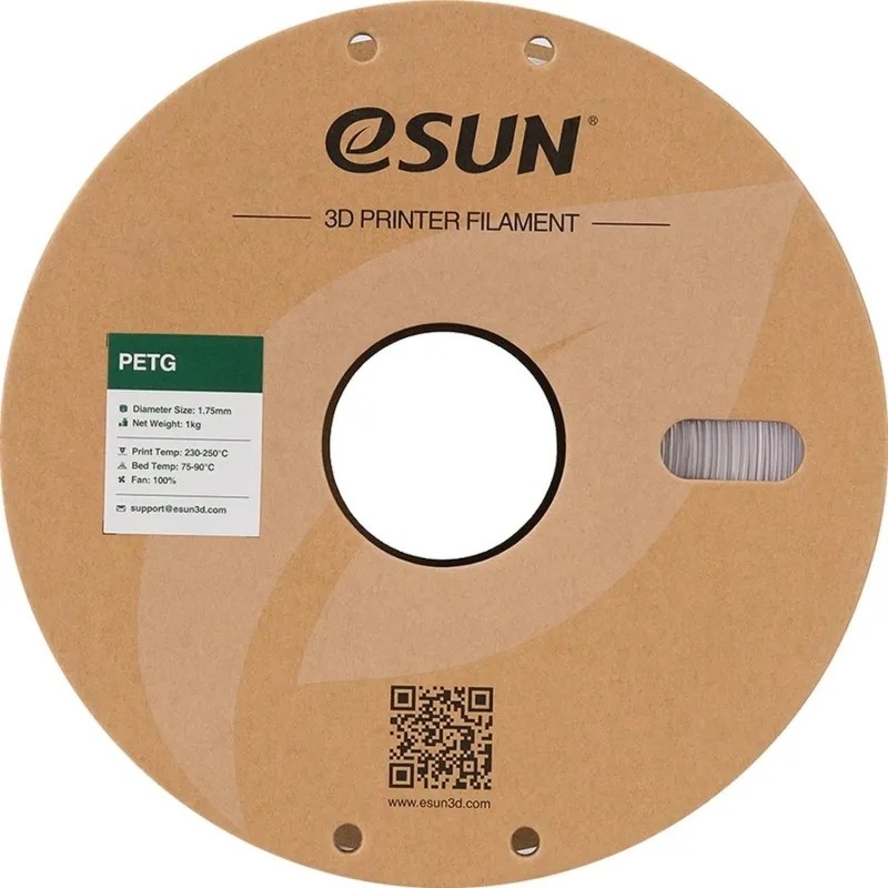 Катушка PETG-пластика ESUN 1.75 мм 1кг., натуральная (PETG175N1)