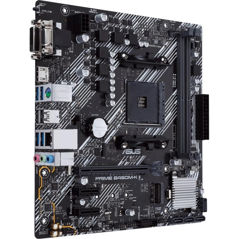 Материнская плата Asus PRIME B450M-K II Soc-AM4 2xDDR4 mATX VGA+D