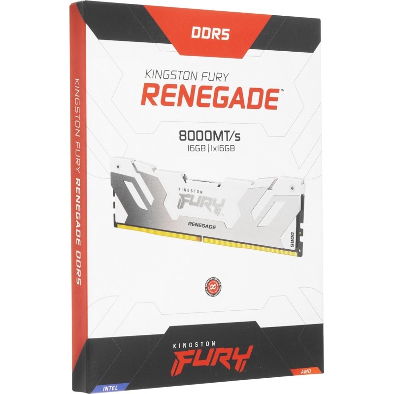 Модуль памяти Kingston Fury DDR5 DIMM 16GB 8000MHz CL38(KF580C38RW-16)
