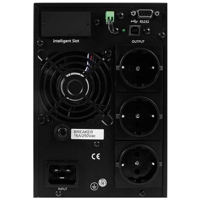 ИБП POWERMAN Online 2000, LCD, double conversion, 2000VA/1800W, 3 euro