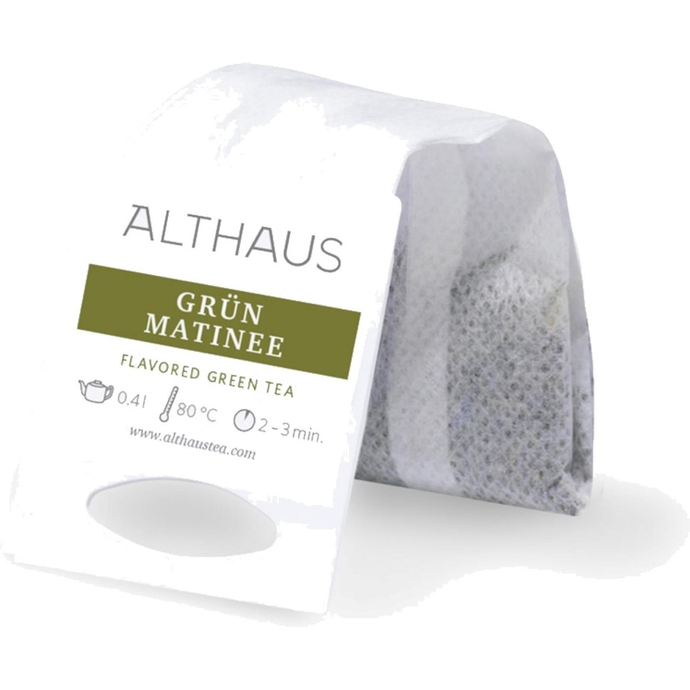 Чай пакетированный Althaus Grun Matinee Grand Pack зеленый, 15x4г