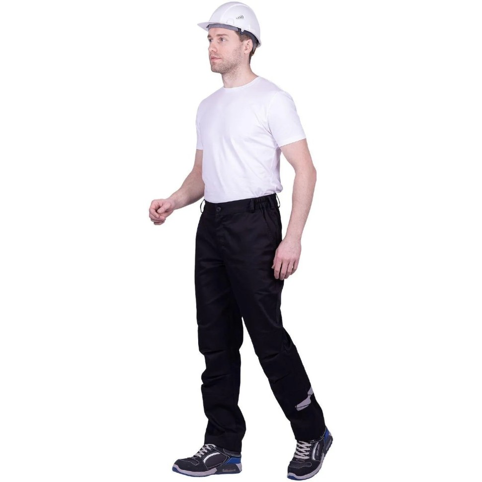 Брюки лет муж СТРОНГ (Брю1608) бир/черн (112-116, 182-188)