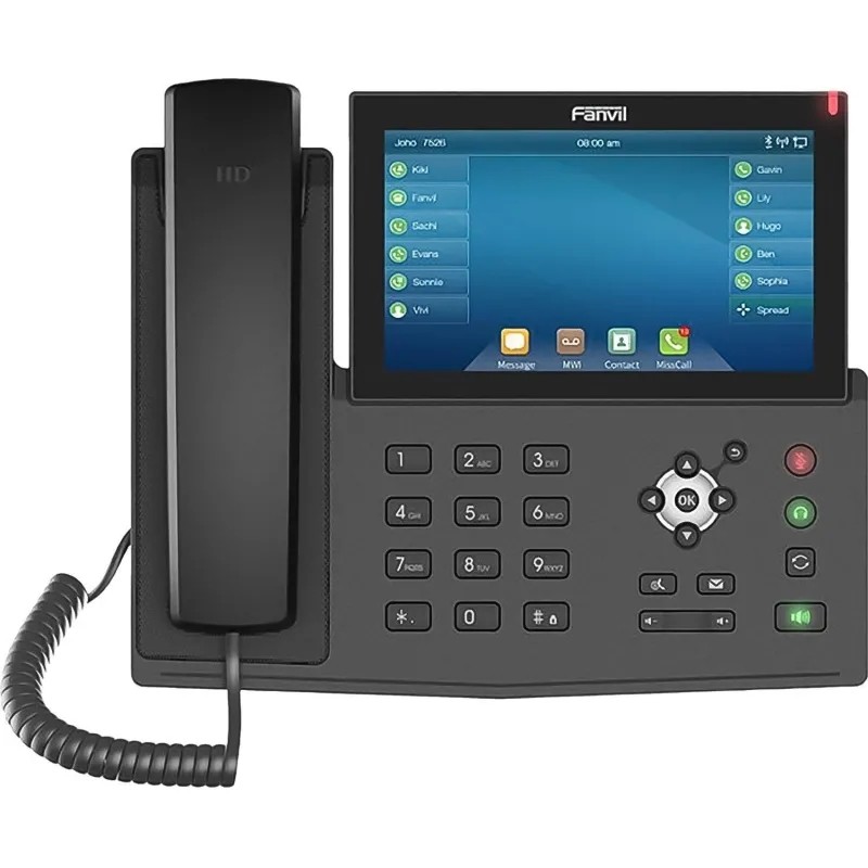 IP-телефон Fanvil X7 2xE 10/100/1000, 20 SIP Lines, WIFI, POE + Gigabit