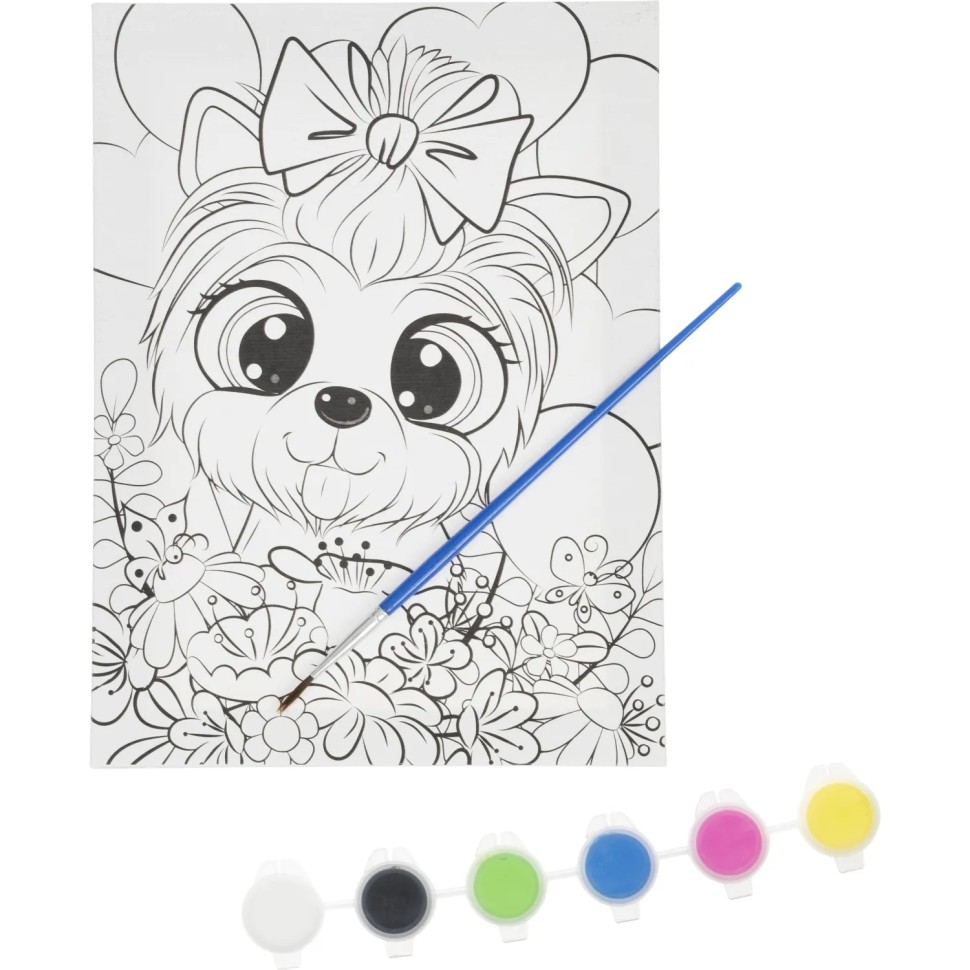 Набор д/дет тв-ва холст д/ росписи 15x20см йорк МУЛЬТИ АРТ CANV15X20-118894 Набор д/дет тв-ва холст д/ росписи 15x20см йорк МУЛЬТИ АРТ CANV15X20-118894