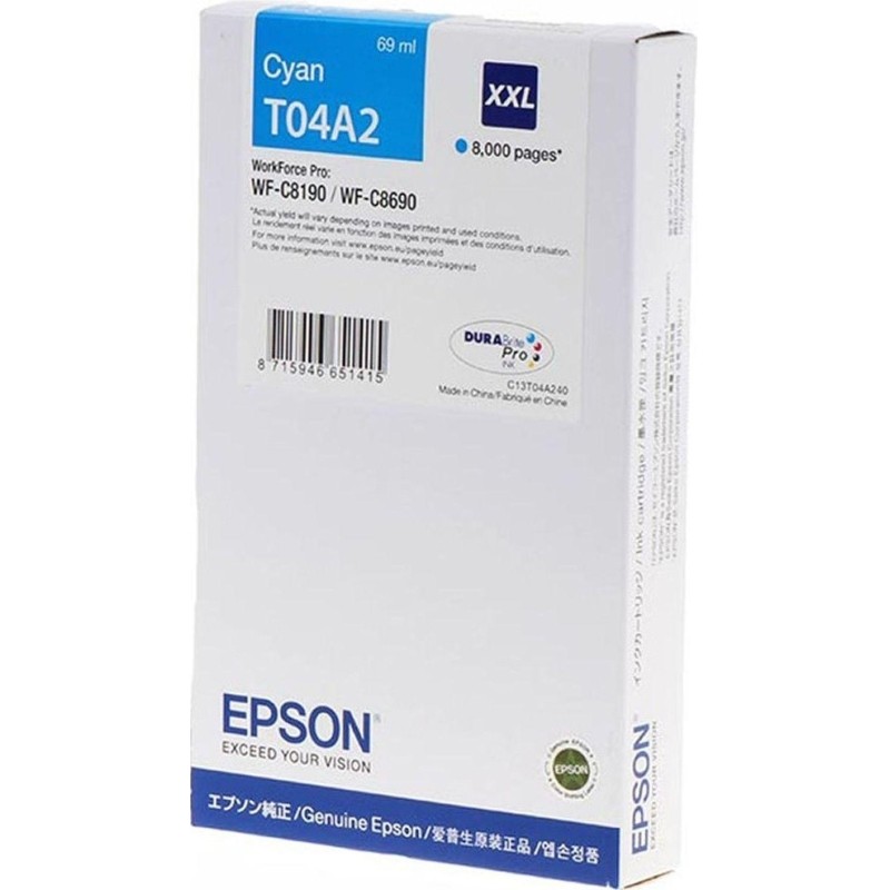 Картридж струйный Epson C13T04A240 гол. пов.емк. для WF-C8190/8690