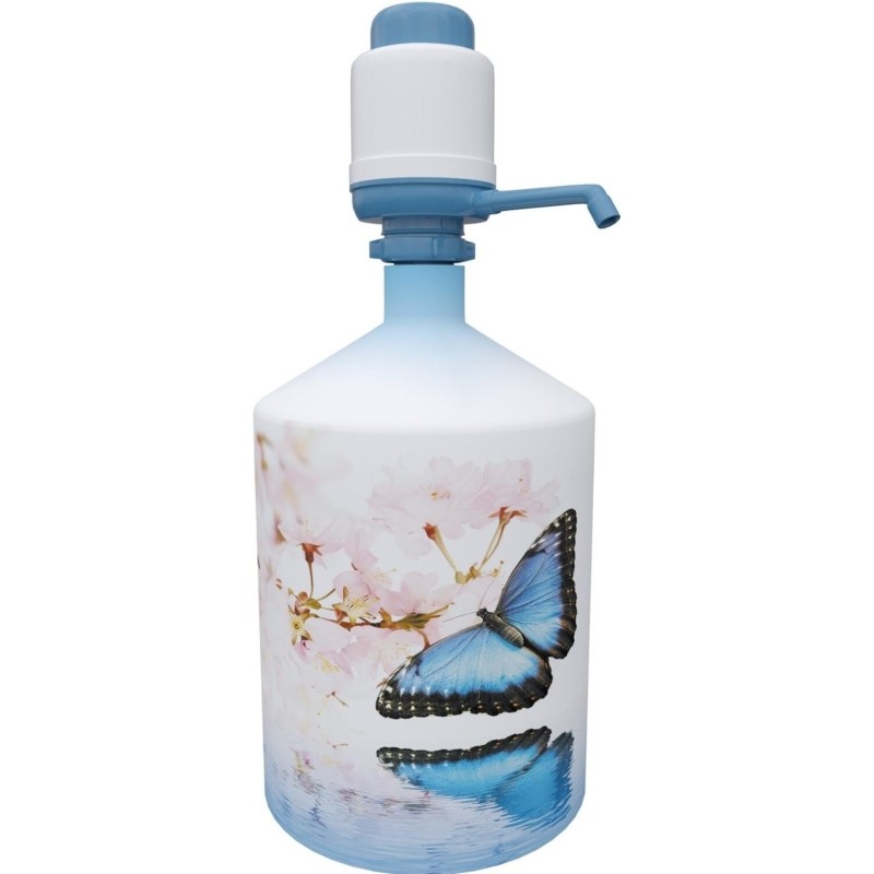 Чехол для бут воды19л NatureP12-03,Cherry Blossom3,Розовая сакура(для помпы
