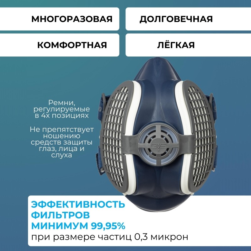 Полумаска ELIPSE Р3 размер M/L средний/большой (арт производитSPR501IFUC)