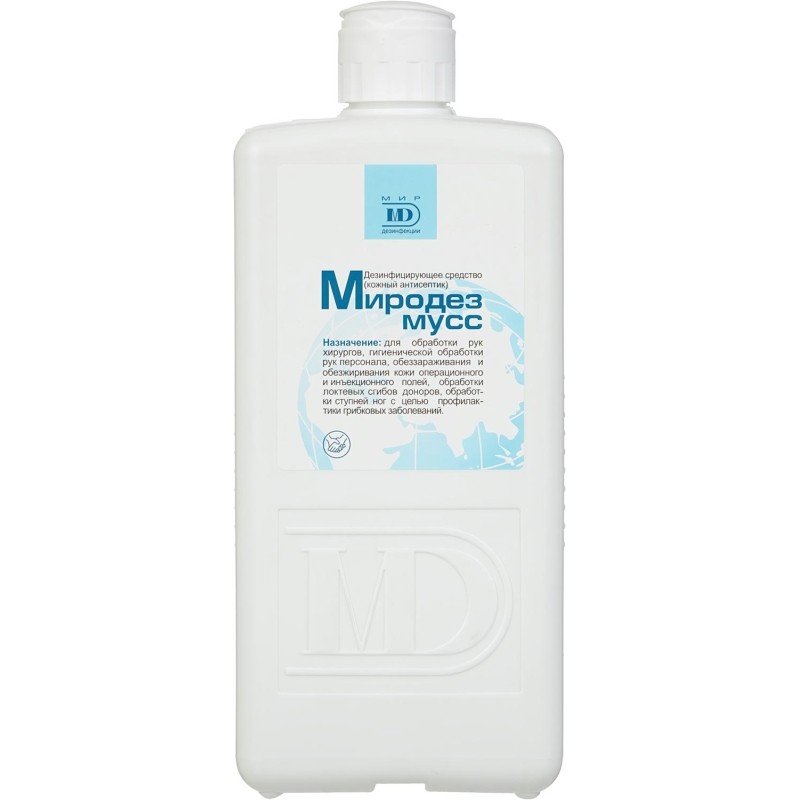 Антисептик кожный Миродез мусс 1,0 л