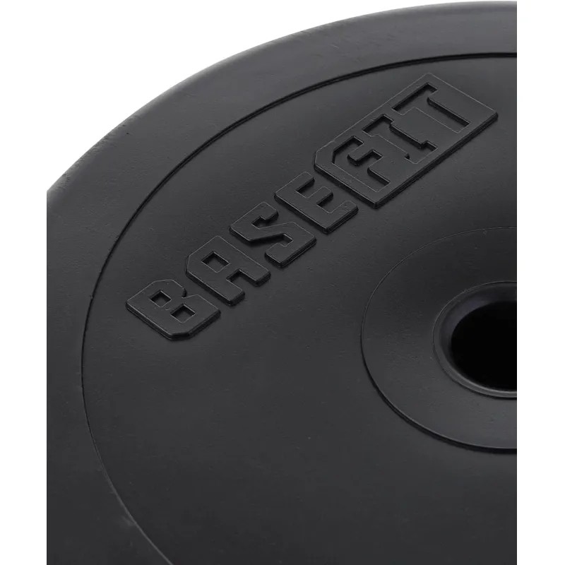 Диск пластиковый BASEFIT BB-203 10 кг, d=26 мм, черный,УТ-00019756