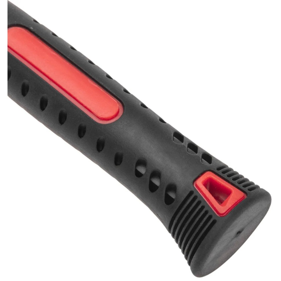 Киянка резиновая 450 г, черно-бел резина, фиберглас. рук. KRANZ KR-12-8153