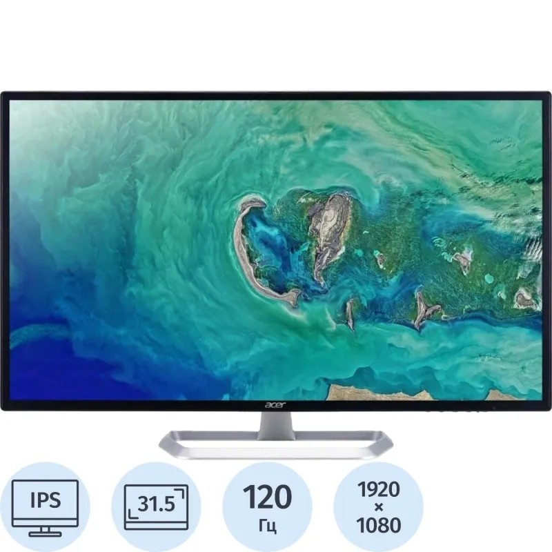 Монитор Acer (UM.JE1CD.A01)31,5/FHD/IPS/60Hz/300cd/4ms/HDMI/VGA
