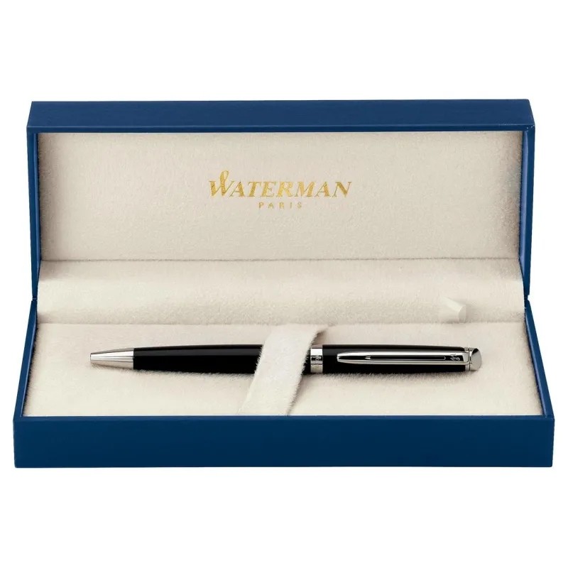 Ручка шариковая Waterman Hemisphere Mars Black PT син,1мм,кор S0920570