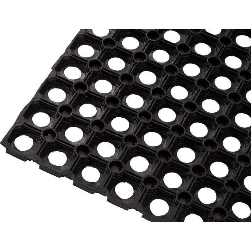 Коврик входной резиновый Luscan Professional 50x100х1,6 см черный