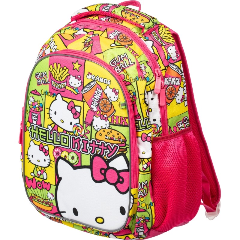 Рюкзак облегченный Hello Kitty с анатомической спинкой, 2отд.75443