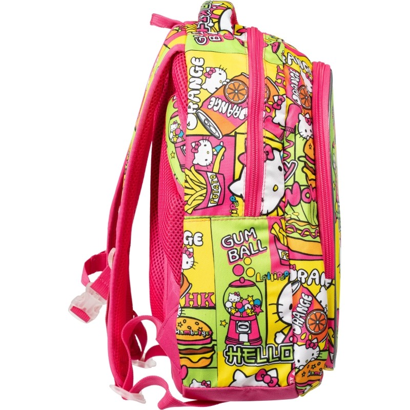 Рюкзак облегченный Hello Kitty с анатомической спинкой, 2отд.75443